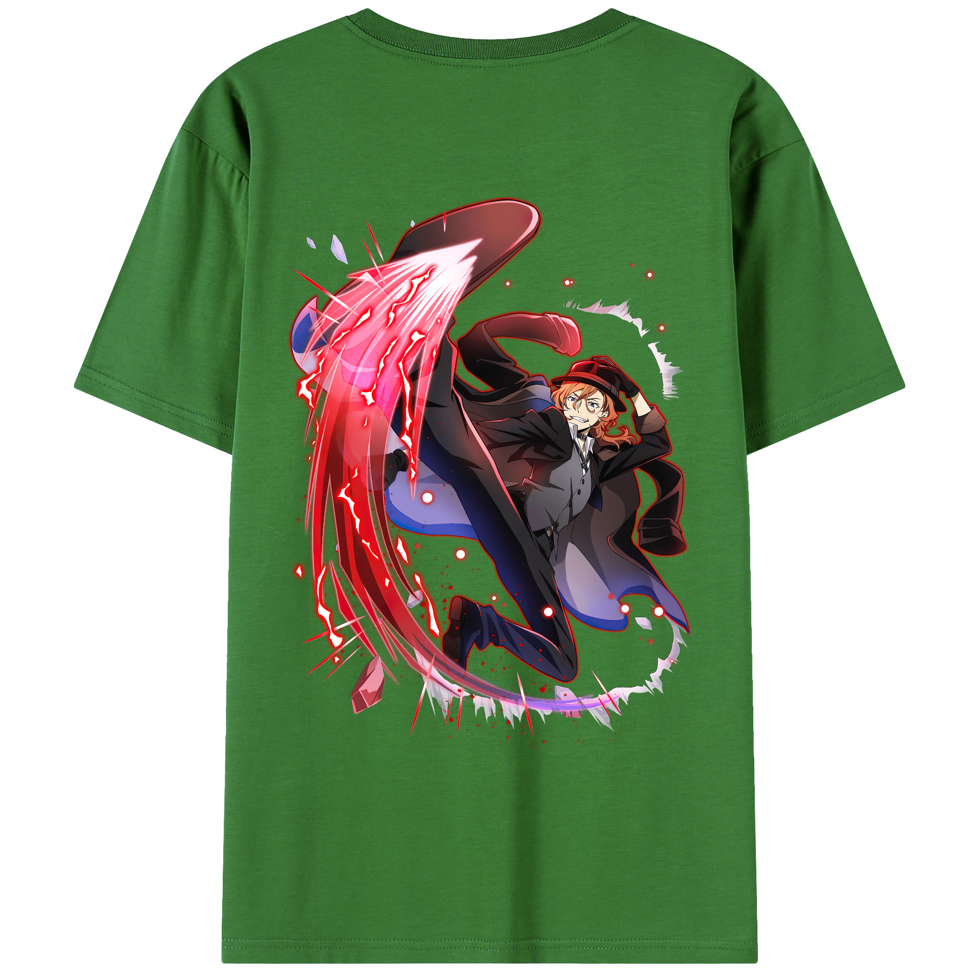 （画像用） 文豪ストレイドッグス Bungo Stray Dogs レディース半袖Tシャツ(バックプリント)